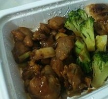 Kung Pao Chicken with Sauce Chicken Rice