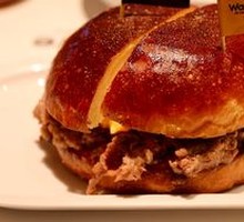 Australian Wagyu Steak with English-Style Egg and Cheese Pretzel