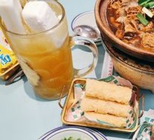 Pineapple Ice with Glass Noodles