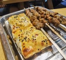 Lamb Skewers on Iron Rods