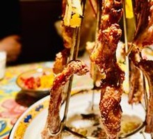 Tandoor-roasted lamb ribs