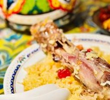 Lamb Leg Hand-Rice