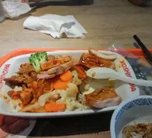 Spicy Twin Rice Bowl with Egg Custard