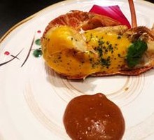 Large Shrimp with Honey Mustard Sauce