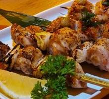 Grilled Chicken with Scallions