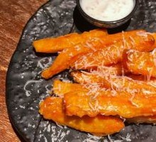 Honey Sweet Potato and Sour Cheese