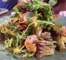 Flying Fish Roe Shrimp Salad