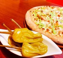 Seafood Mustard Pizza