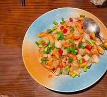 Stir-fried Fresh River Shrimp