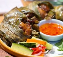 Chicken Wrapped in Pandan Leaves