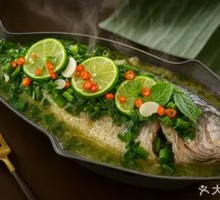 Lime Charcoal-Grilled Sour Soup Fish