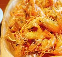 Crispy Fried Live Green Shrimp from Danjiang