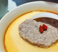 Minced Meat Steamed Egg