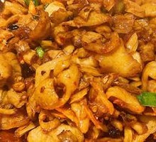 Spicy Pork Intestines with Dried Chili