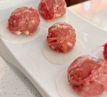 Freshly Made Beef Meatballs