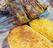 Grilled Steamed Bun Slices