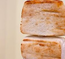 Steamed bun slices