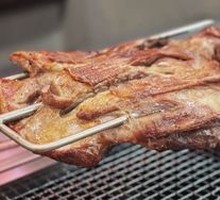 Charcoal-Grilled Lamb Leg