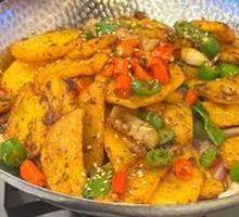 Spicy Potatoes in Dry Pot