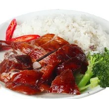 Barbecued Duck Rice