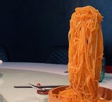 Shredded Potato on a Clothespole