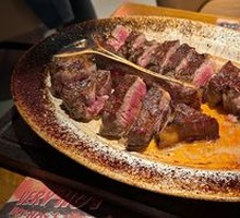 Sizzling Butter T-Bone Steak