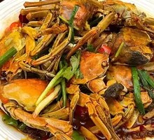 Scallion and Ginger Spicy Stir-fried Spider Crab