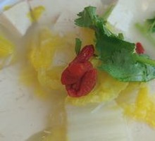 Baby bok choy stewed with tofu