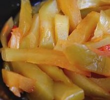 Pickled Mustard Greens Strips