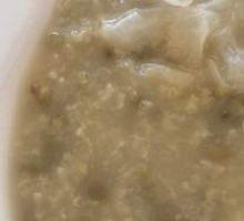 Lotus Leaf Mung Bean Ice Porridge