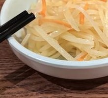 Freshly Sliced Potato Strips