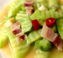 Dried Meat Stewed with White Jade Melon