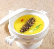 Golden Soup Shark's Fin with Millet