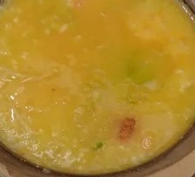 Crab Roe and Fresh Shrimp Hot Pot Porridge