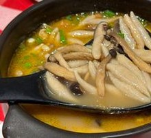 Mushroom Soup with Buckwheat Noodles