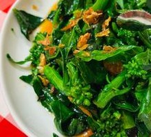 Scallion Oil Mustard Greens Sprouts
