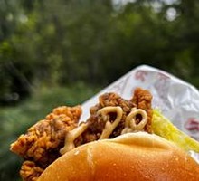 Pineapple Sesame Chicken Burger