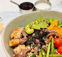 Filet Mignon and Salmon Platter Super Bowl