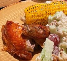 1/4 Roast Chicken + 2 Sides