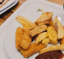 Cod Fish Sticks with Fries