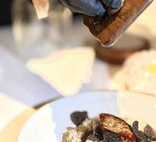 Pan-seared Foie Gras with Black Truffle Risotto
