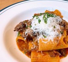 Red Wine Braised Beef Face Pasta