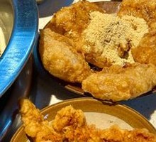 Egg-fried glutinous rice cake