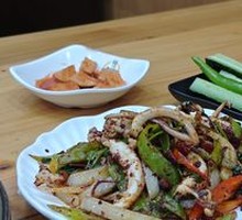 Spicy Squid Tentacles Stir-fry
