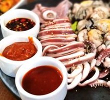 Blanched Oyster and Squid