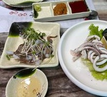 Live Octopus Sashimi
