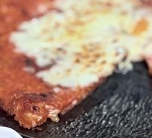 Cheese Seafood Kimchi Pancake