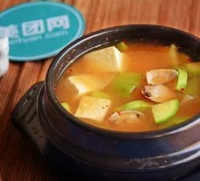 Seafood Soybean Paste Soup