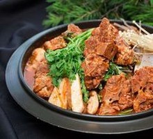 Potato and Pork Rib Hot Pot