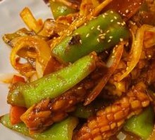 Spicy Kimchi Stir-Fried Squid